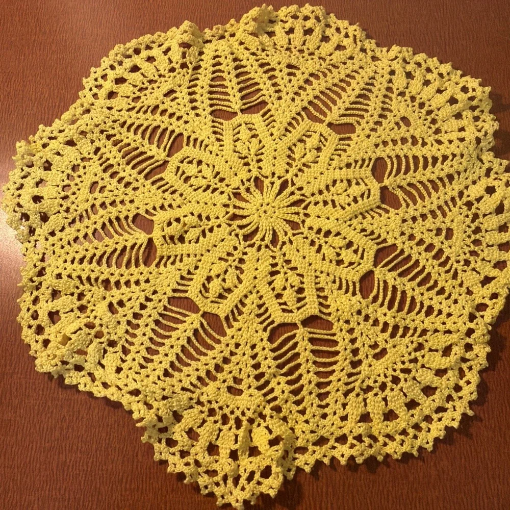 Handmade product featuring lace